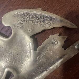 Brass Eagle Wall Art